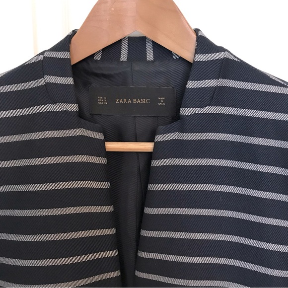 Zara Striped Blazer - Picture 4 of 12